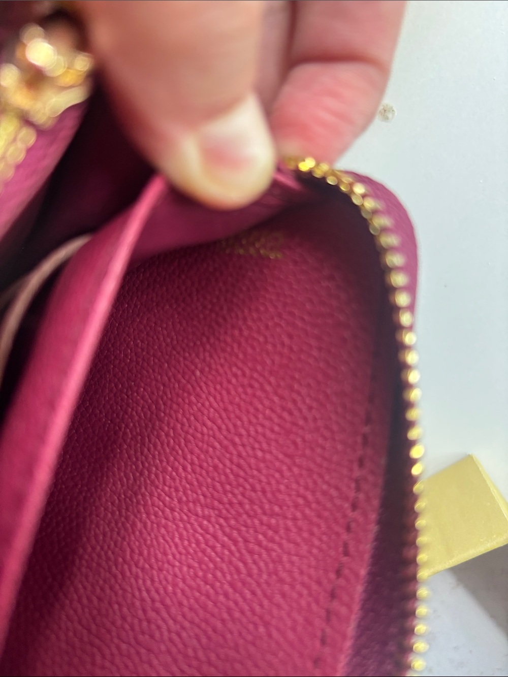 Louis Vuitton Burgundy Monogram long Zippy Wallet - Picture 7 of 7